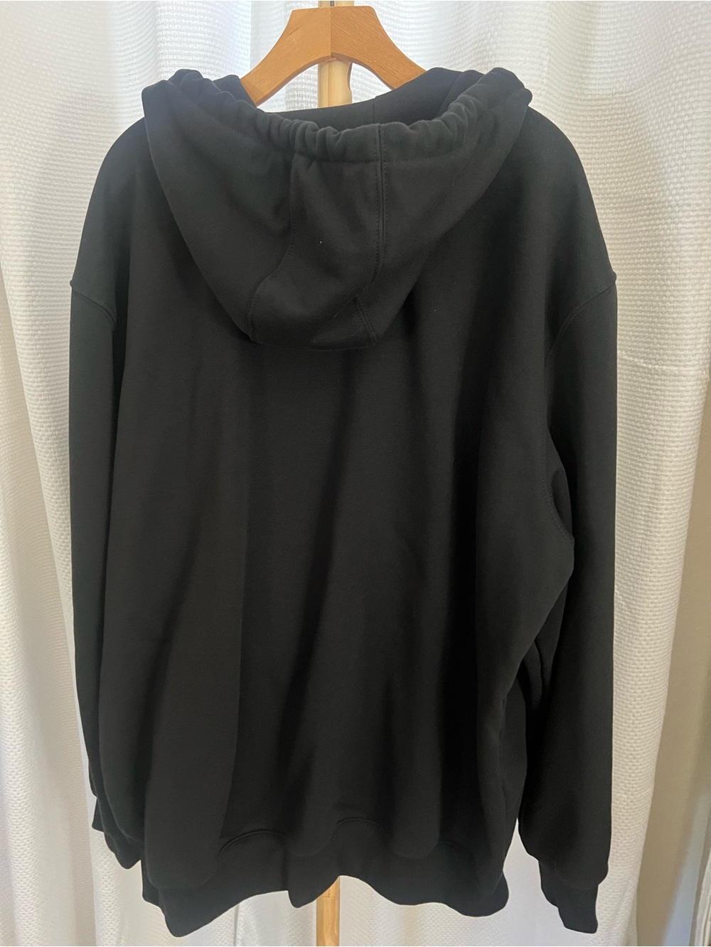 Men’s Carhartt Black Rain Defender Zip-Up Hoodie sweatshirt, XL Tall loose fit - Picture 4 of 4